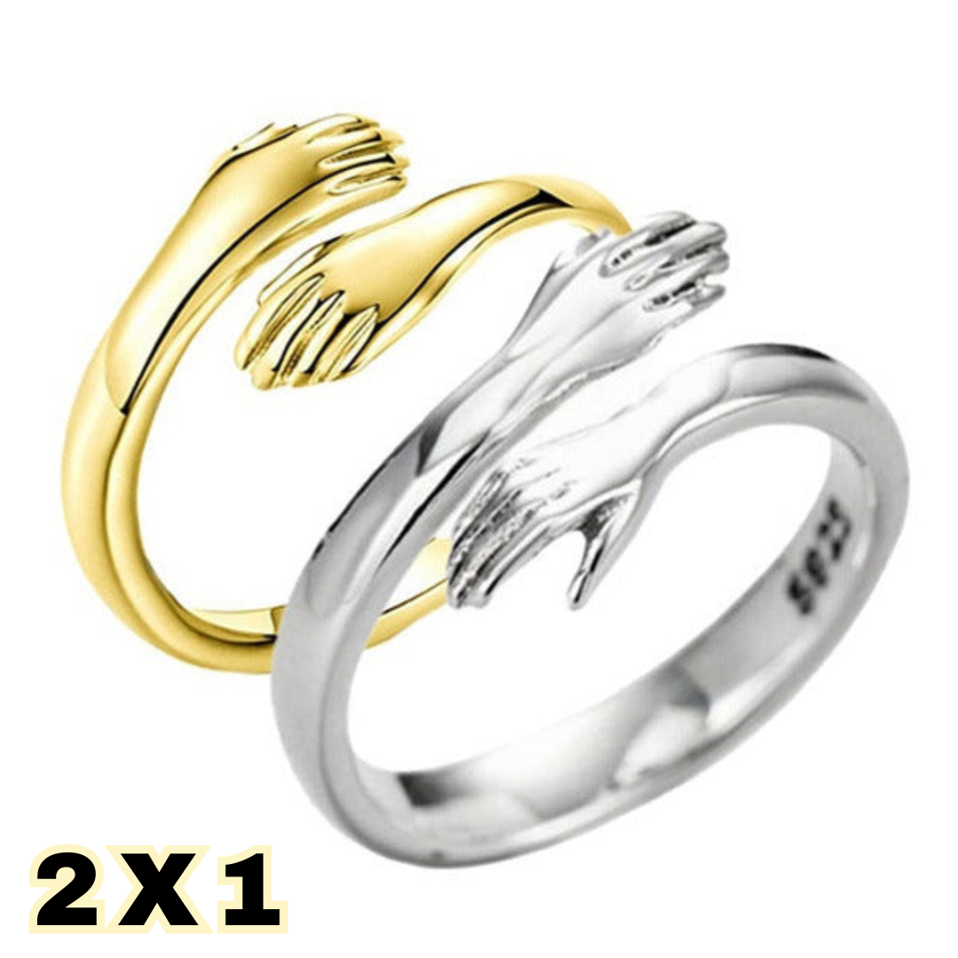 2X1 Anillo ajustable abrazo del amor - Especial 🙎💝 (Incluye 2 unidades)