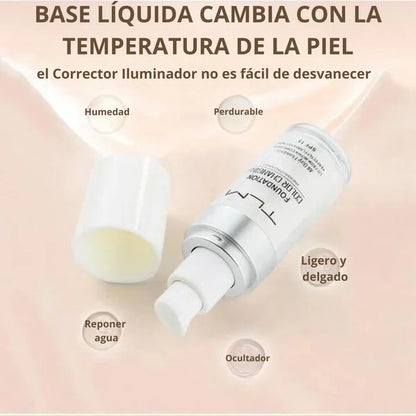 Base de maquillaje para pieles maduras que cambia de color + 1 unidad gratis 🎁