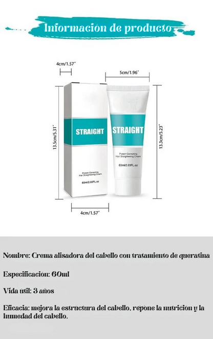 Crema capilar con tratamiento de queratina + 1 Unidad Gratis 🎁