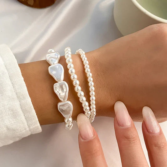 Pulsera de perlas  😍+ 2 pulseras extra de regalo 🎁